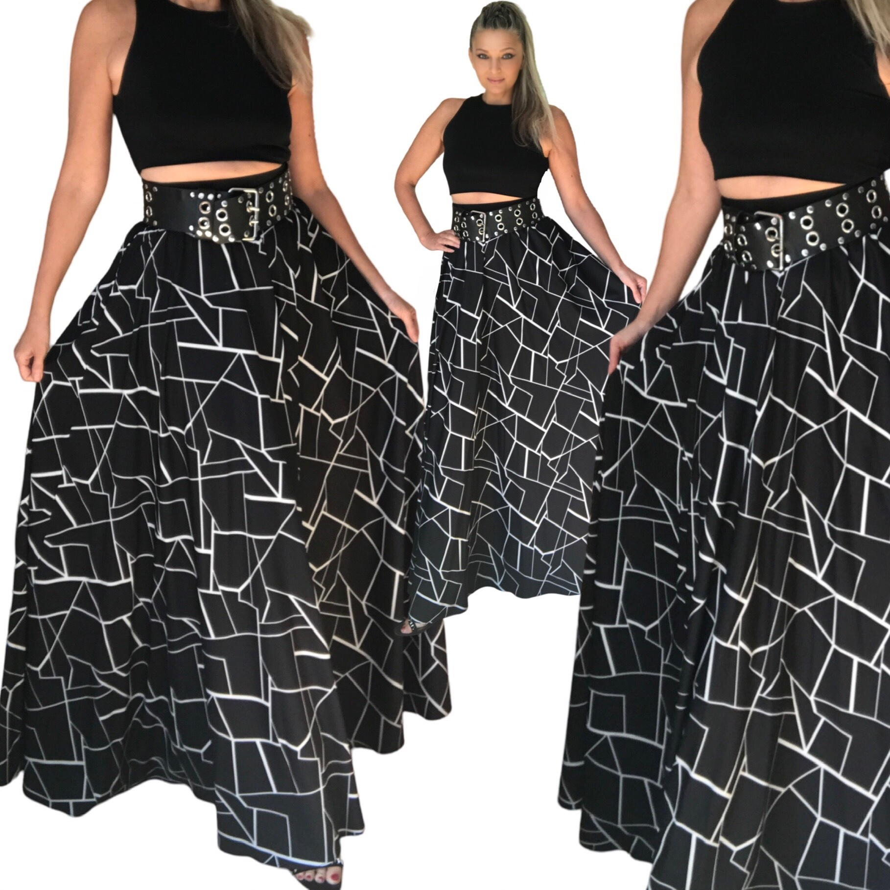 Dlouhá letní sukně - maxi sukně BOROS SK-L-BLW03